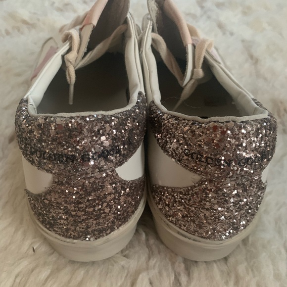 Golden Goose Hi Star Sneaker White, Antique Pink, Cinder, NIB Auth - Picture 4 of 10